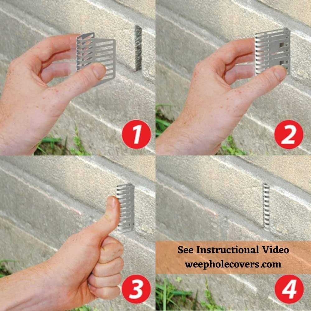 Rid-O-Mice Stainless Steel Brick Weep Hole Covers - Image 3