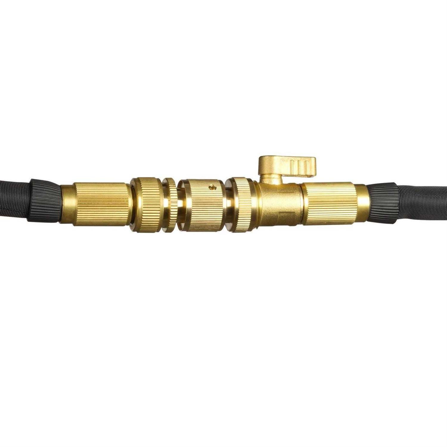 GORILLA EASY Connect Garden Hose Quick Connectors. Inch GHT Solid Brass - Image 3