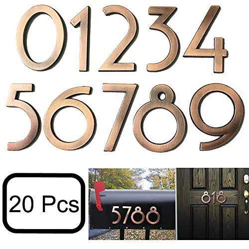 Diggoo Mailbox Numbers 0-9 High Door Address Numbers Stickers for Apartment - Image 3