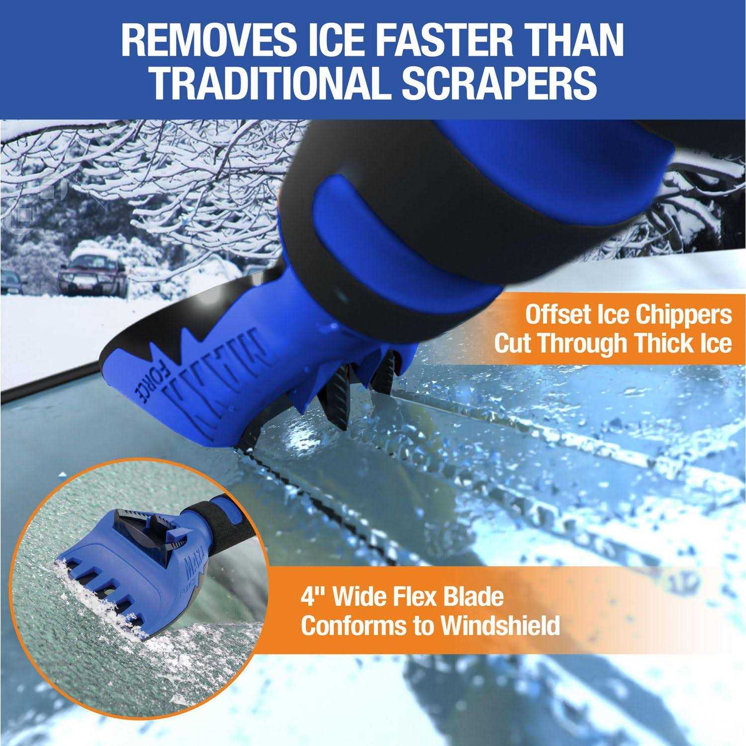 Sub Zero 50 in. Extendable Ice Scraper/Snow Broom 8068923 - Image 4