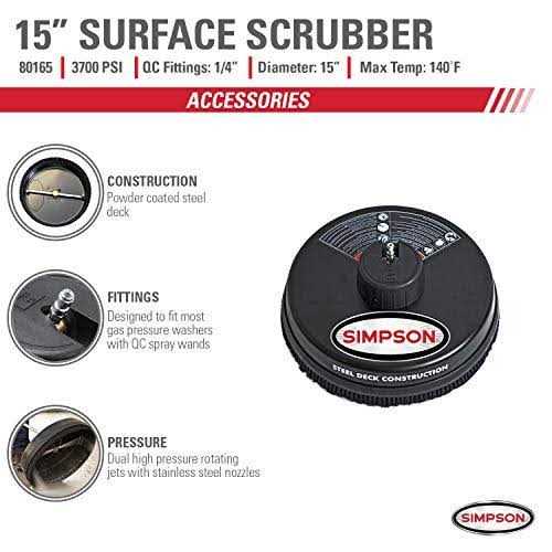 Simpson Universal 15 Pressure Washer Surface Cleaner 80165 - Image 5