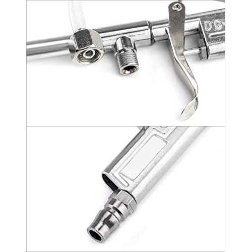 QWORK Spray Gun Aluminum Pneumatic Syphon Air Engine Cleaning Washer Gun Kit Tool - Image 2