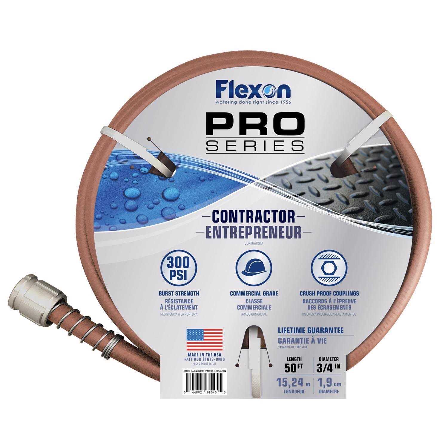 Flexon Pro Series 3/4 in. D X 50 ft. L Heavy Duty Contractor Grade Contractor Grade Hose - Image 2