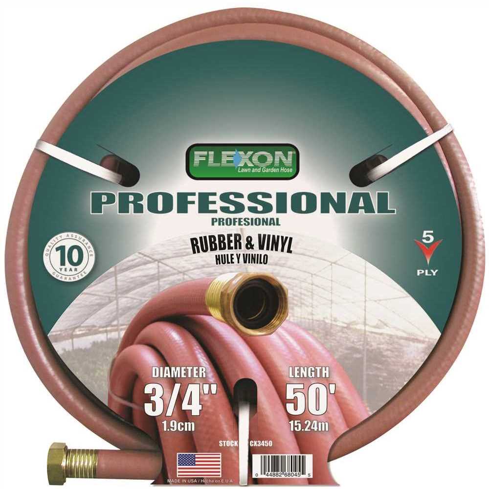Flexon Pro Series 3/4 in. D X 50 ft. L Heavy Duty Contractor Grade Contractor Grade Hose - Image 4