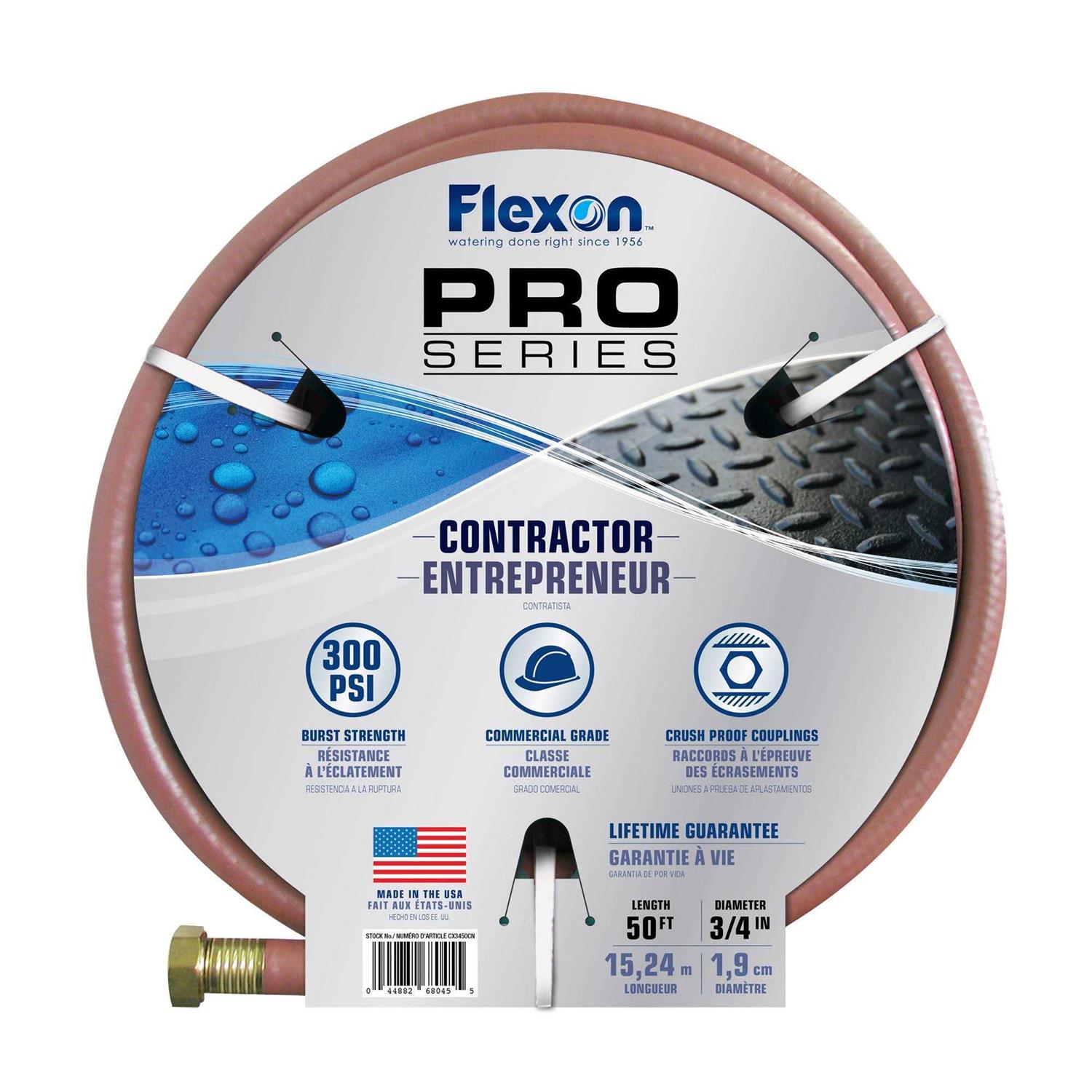 Flexon Pro Series 3/4 in. D X 50 ft. L Heavy Duty Contractor Grade Contractor Grade Hose - Image 5