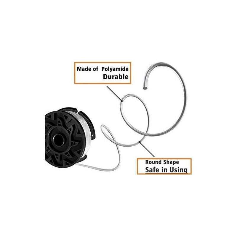 Lucky Seven AF100 Replacement Spool for Black and Decker AF-100-3ZP AF-100-BKP,30-Foot,0.065-Inch - Image 2
