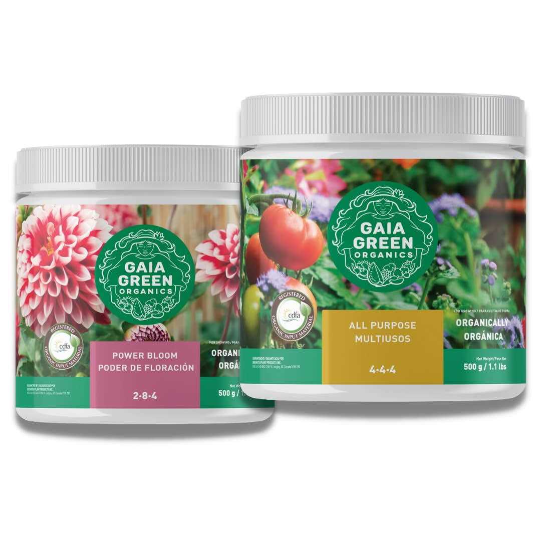 Gaia Green Power Bloom and All Purpose Organic Plant Nutrients