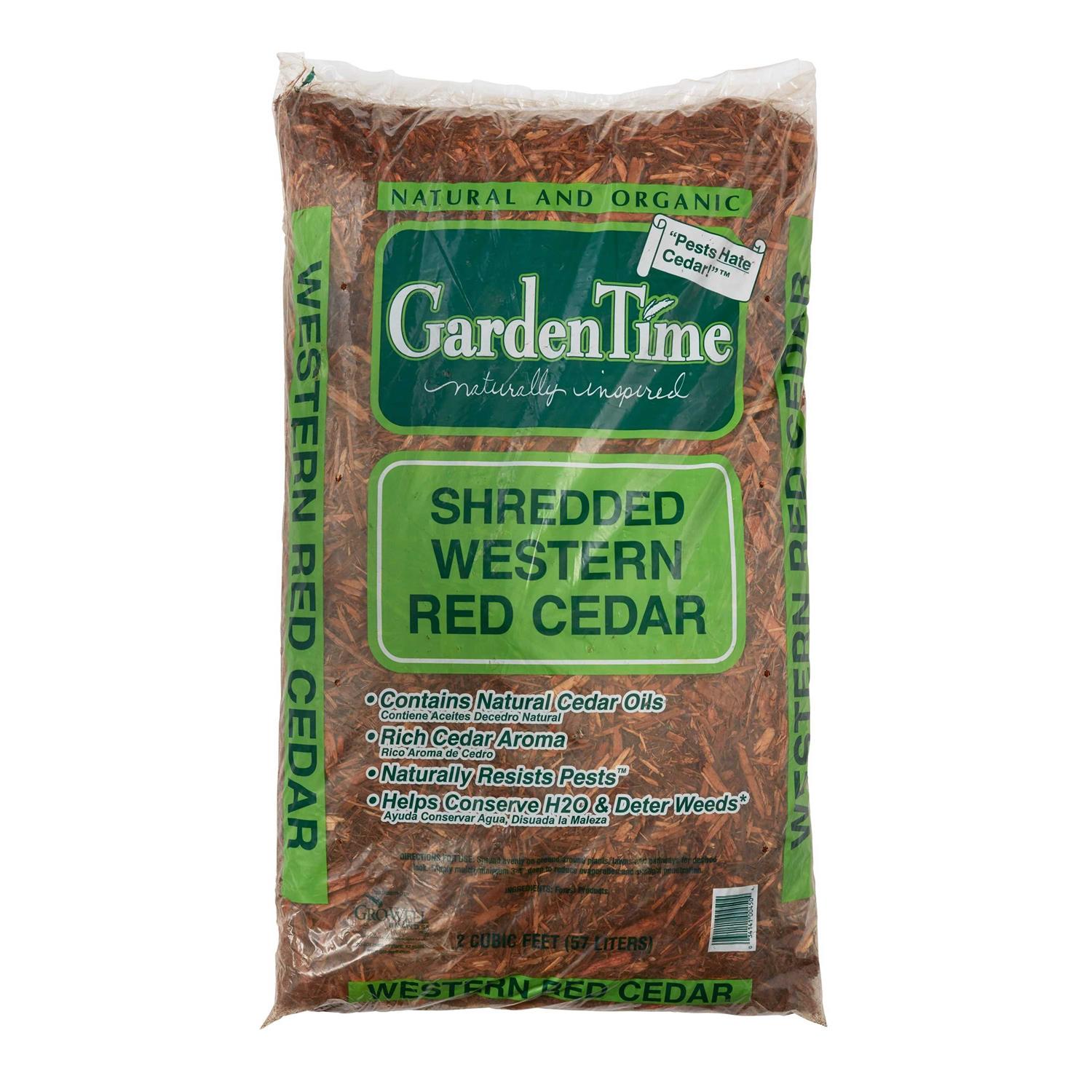 Garden Time Shredded Western Red Cedar Mulch