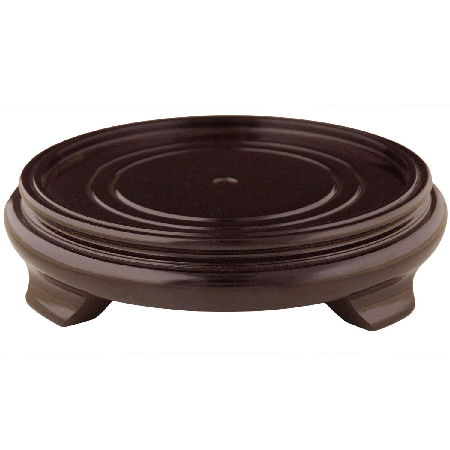 Oriental Furniture Rosewood Pedestal Stand