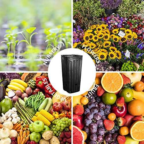 Iceyyyy Tall Tree Pots,Plastic Deep Nursery Treepots,7.8 Tall Seedling Flower Plant Container Pots for Indoor Outdoor Garden Plants - Image 3