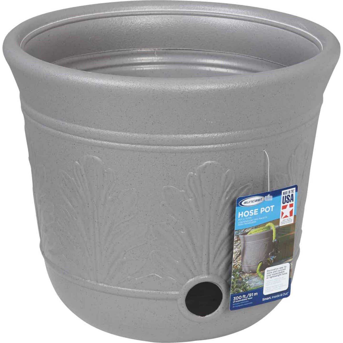 Suncast 300 ft. Gray Resin Hose Pot - Image 3
