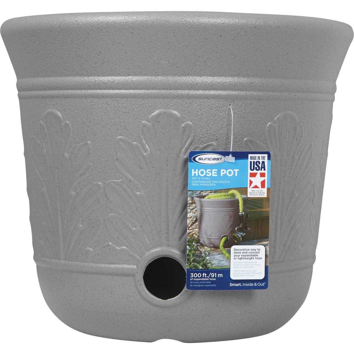 Suncast 300 ft. Gray Resin Hose Pot - Image 4