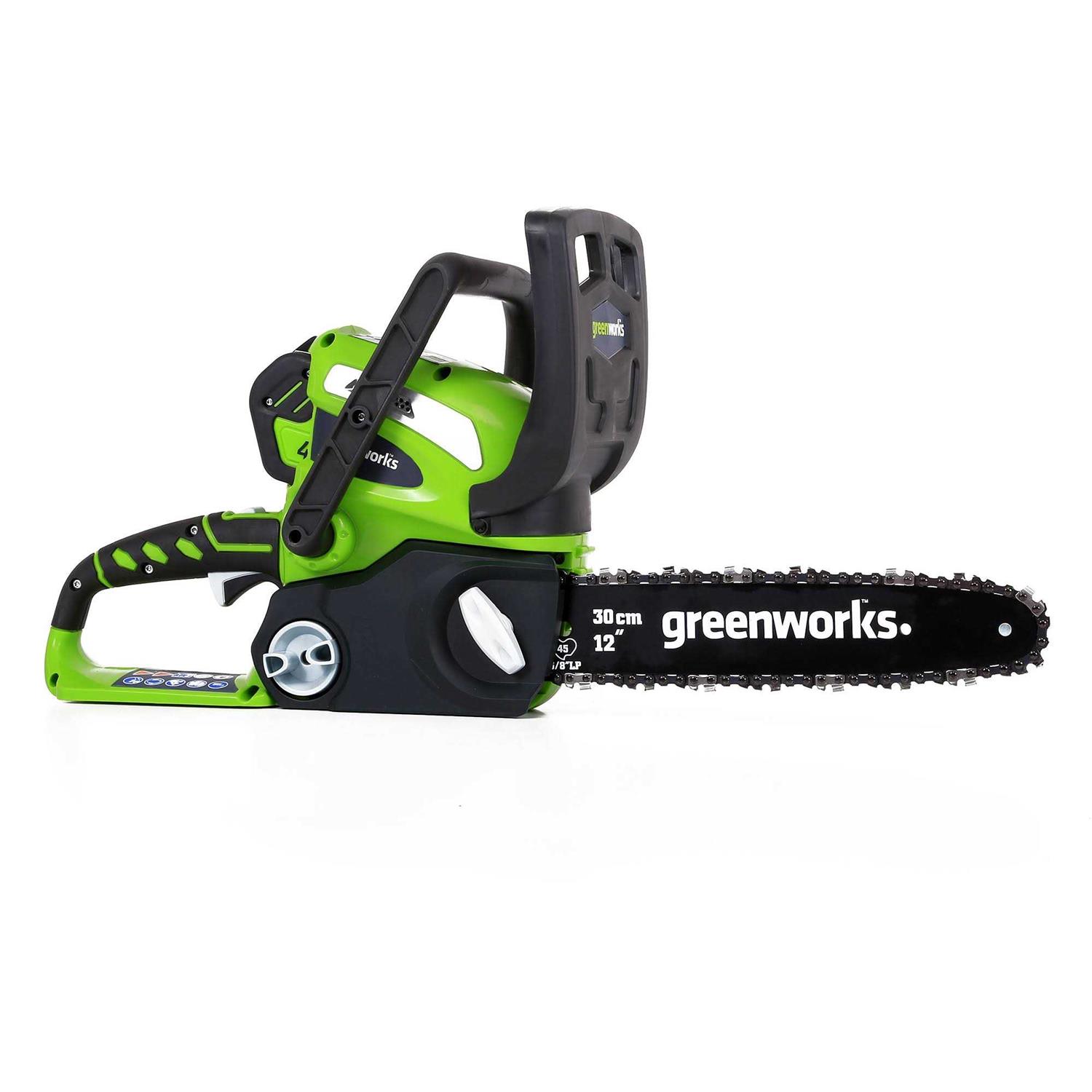 Greenworks 12-Inch 40V Cordless Chainsaw - Image 3