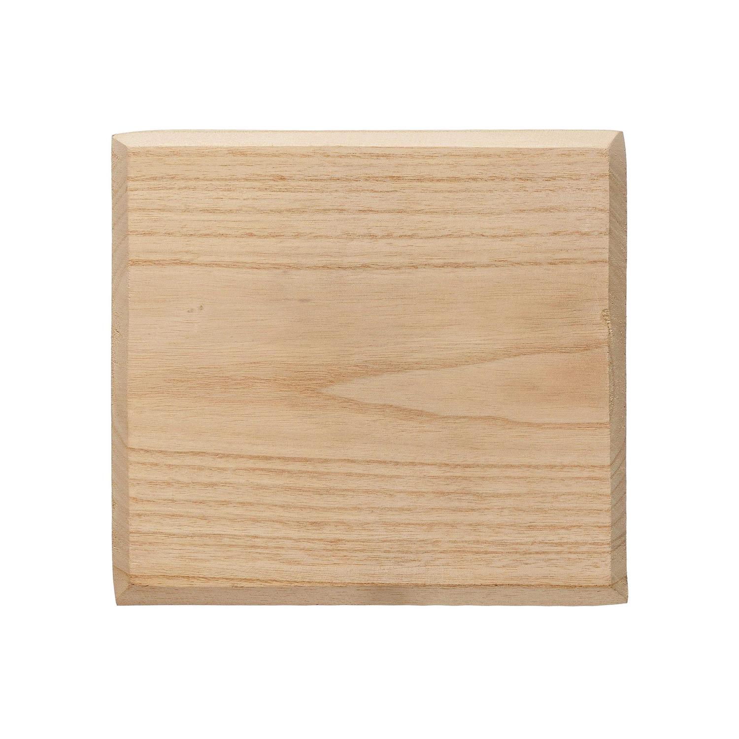 Storied Home Paulownia Wood Footed Pedestal - Image 5