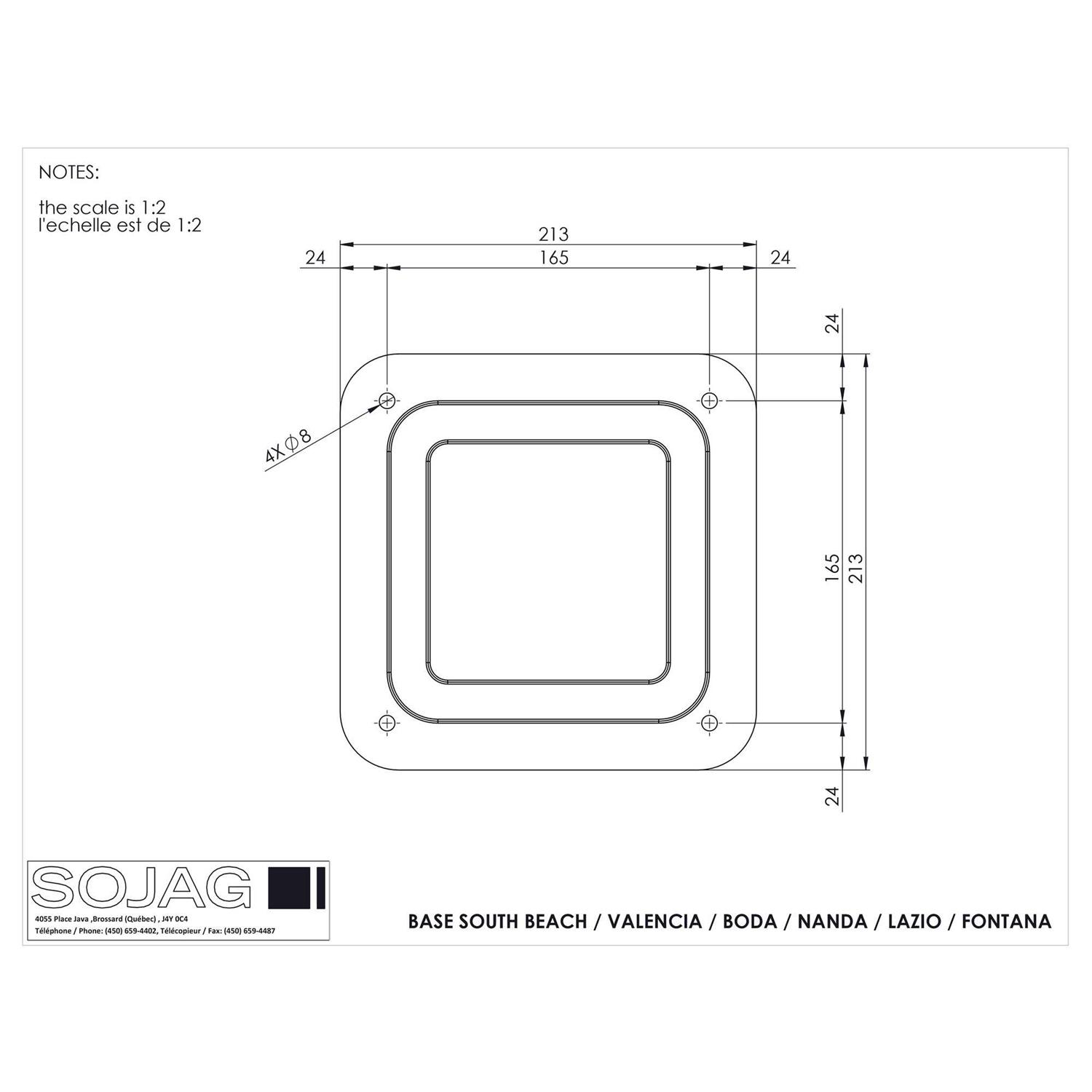 Sojag Black Curtains for Fontana Gazebo - Image 3