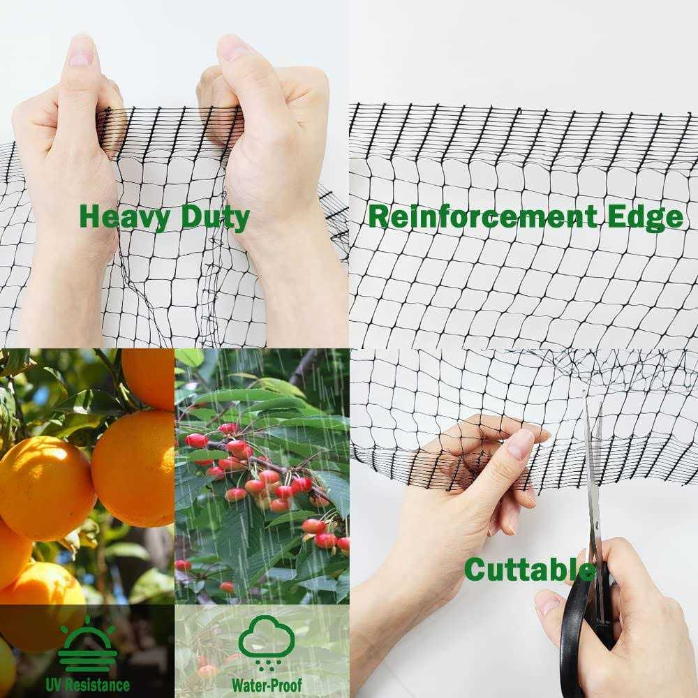 POYEE garden Netting Heavy Duty garden Net Vegetables and Fruit Trees - Image 5