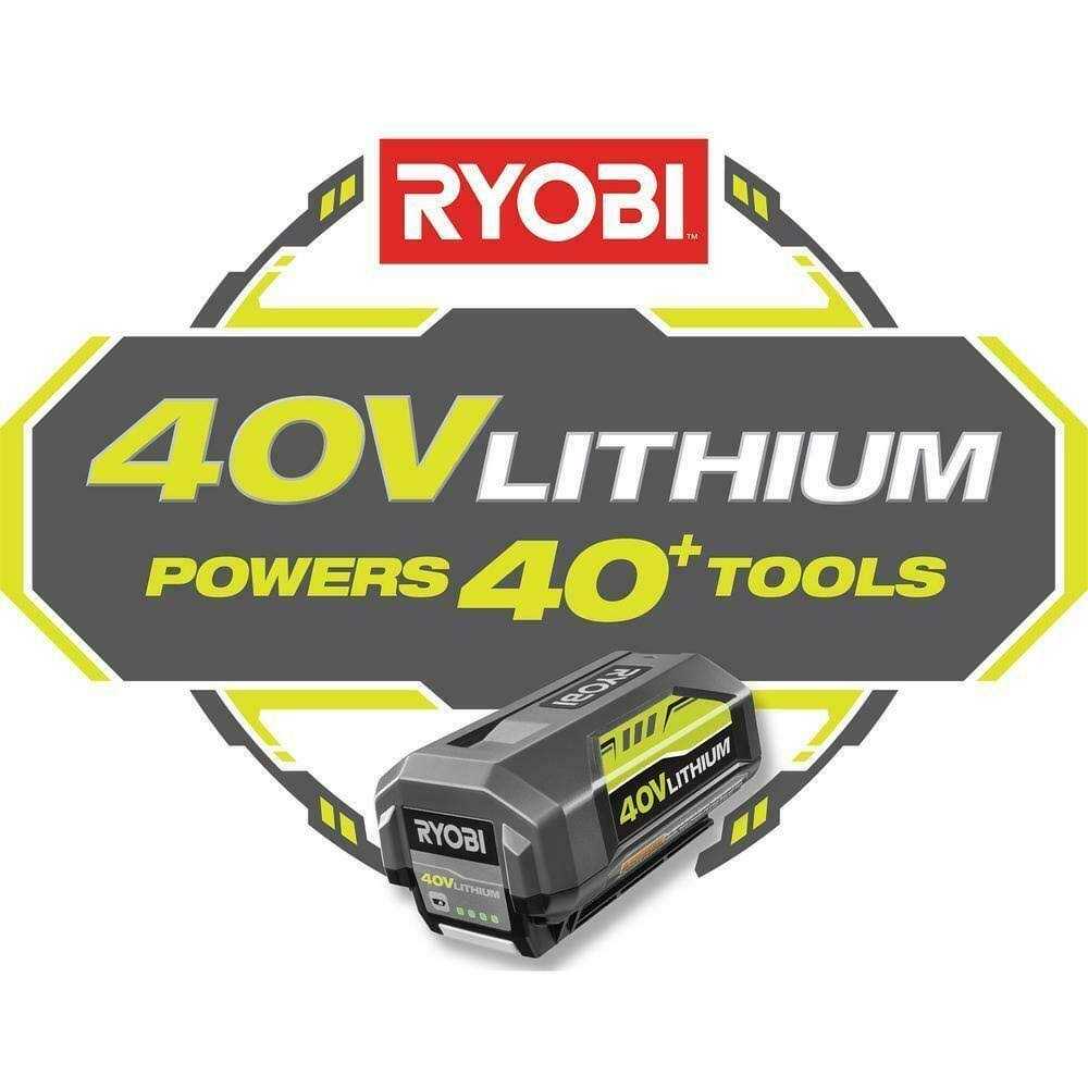 Ryobi 40V Expand-It Cordless Attachment Capable String Trimmer Battery and Charger - Image 5