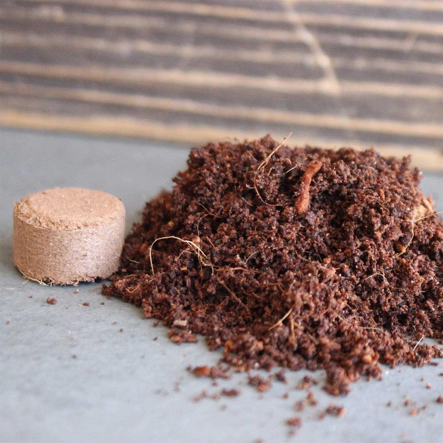 Minute Soil Compressed Coco Coir Fiber Grow Medium - Image 2