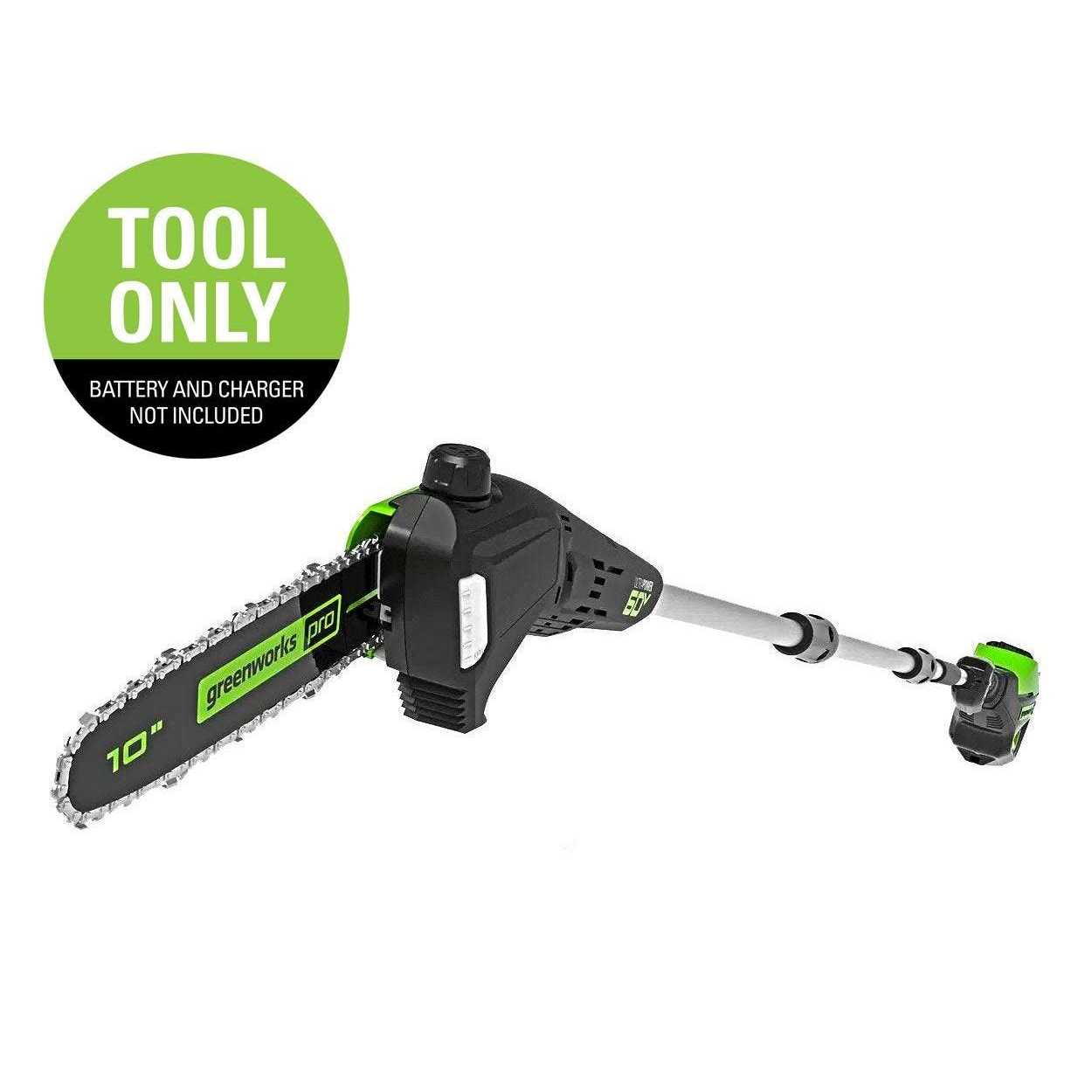 Greenworks PRO 10 in. 60V Battery Cordless Pole Saw - Image 3