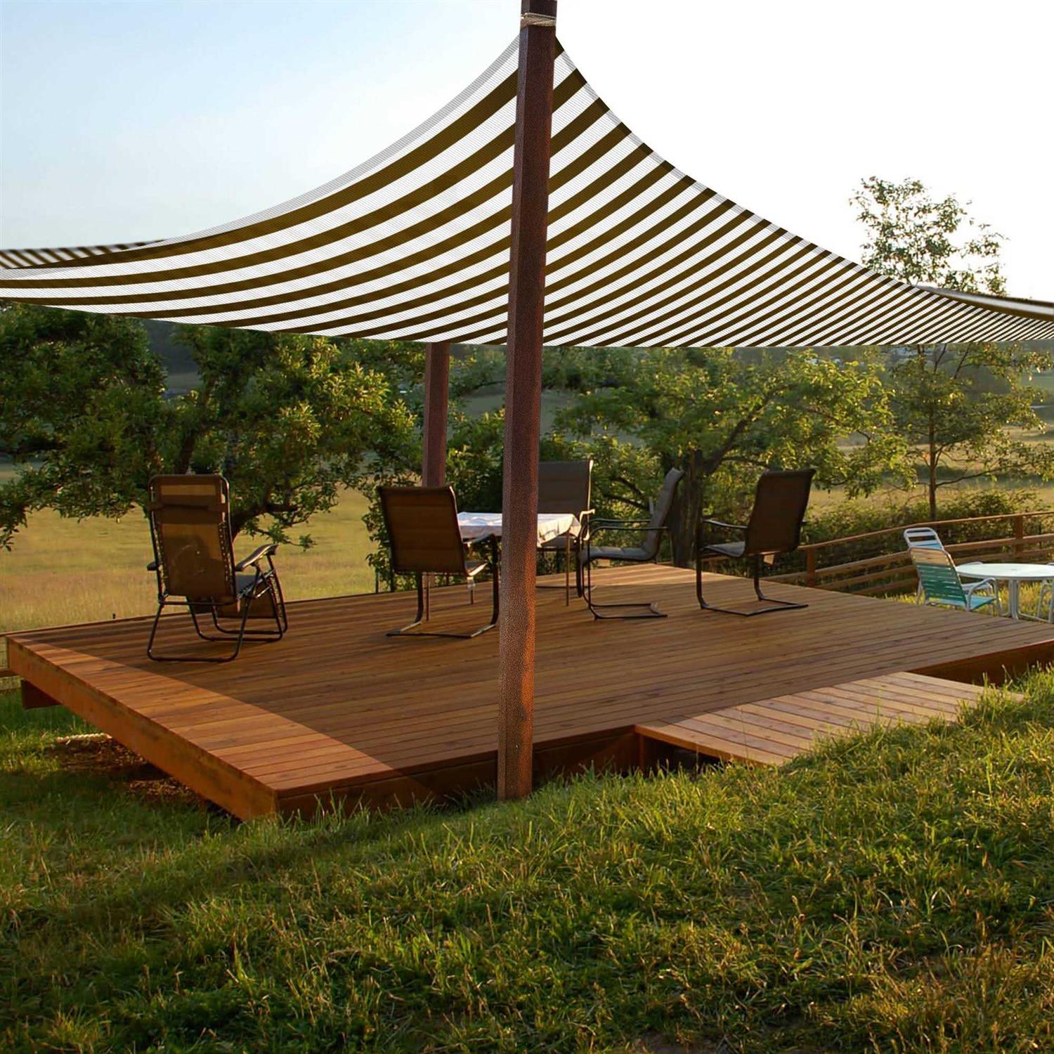 Lagarden 97% UV Block Rectangle Sun Shade Sail Canopy Outdoor Patio Pool - Image 2