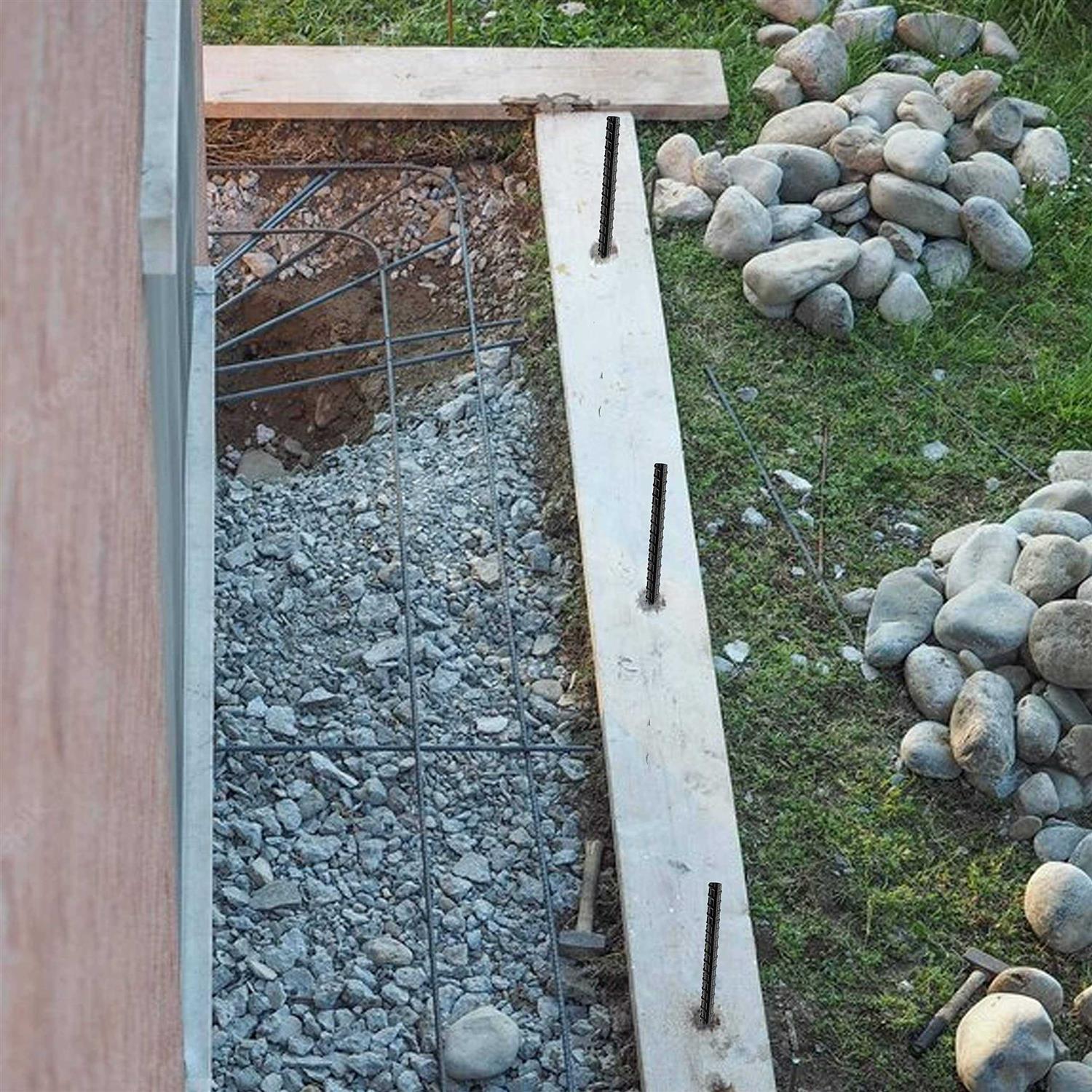 Nhz 15A Ground Rebar Stakes Heavy Duty Hook Ground Anchors - Image 2