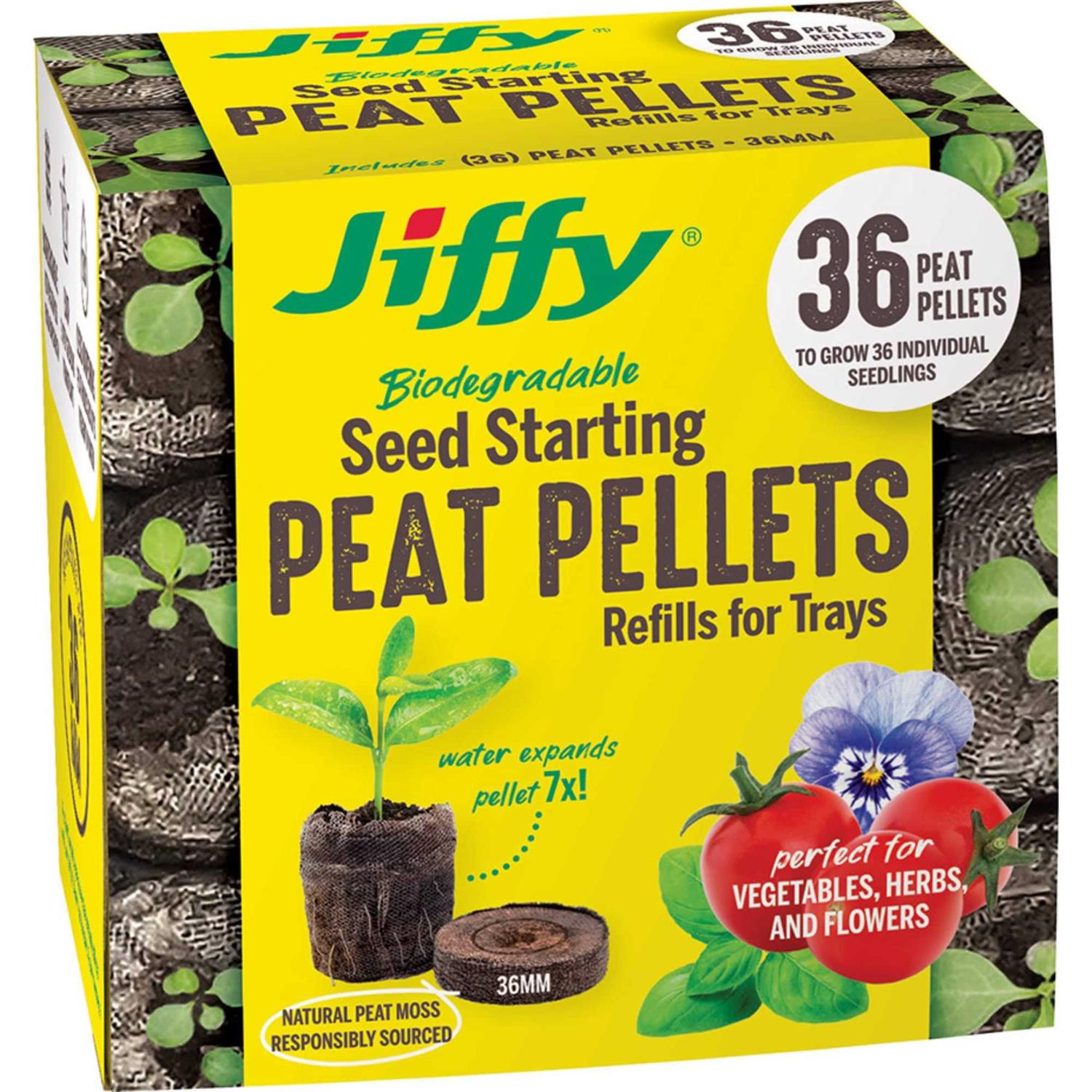 Jiffy 36mm Peat Pellet Refill - Image 2