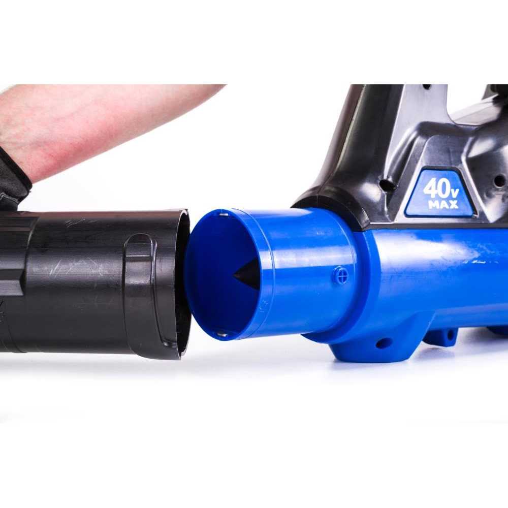 Kobalt khb-350 40-volt lithium ion 350-cfm 100-mph cordless electric leaf blower - Image 2