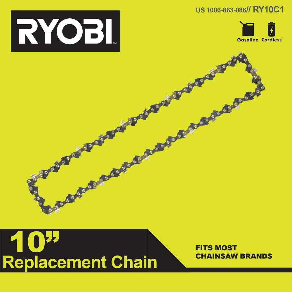 RYOBI 10 in. 0.043-Gauge Replacement Chainsaw Chain