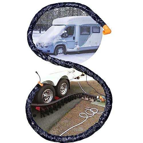 H&G lifestyles Heated Sewer Hose for RV Waste Hose Heater Anti-Freeze Prevent Freezing at -20°F 3Inches Large Pipe Diameter Bayonet Fittings - Image 3