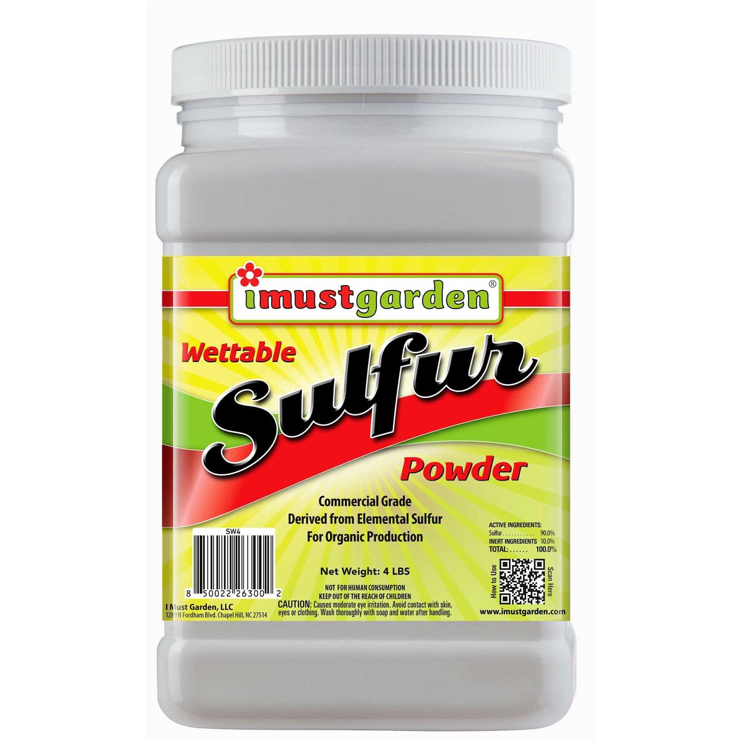 IMUSTGARDEN I Must Garden Dusting Wettable Sulfur Powder