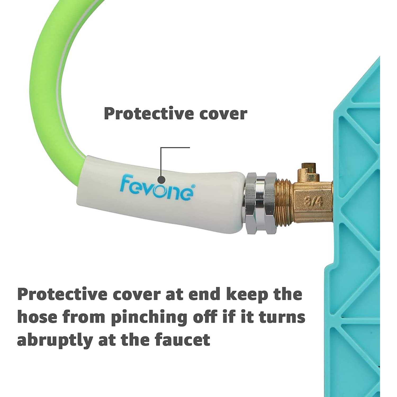 Fevone Garden Hose Drinking Water Safe, Flexible and Lightweight Kink Free - Image 2