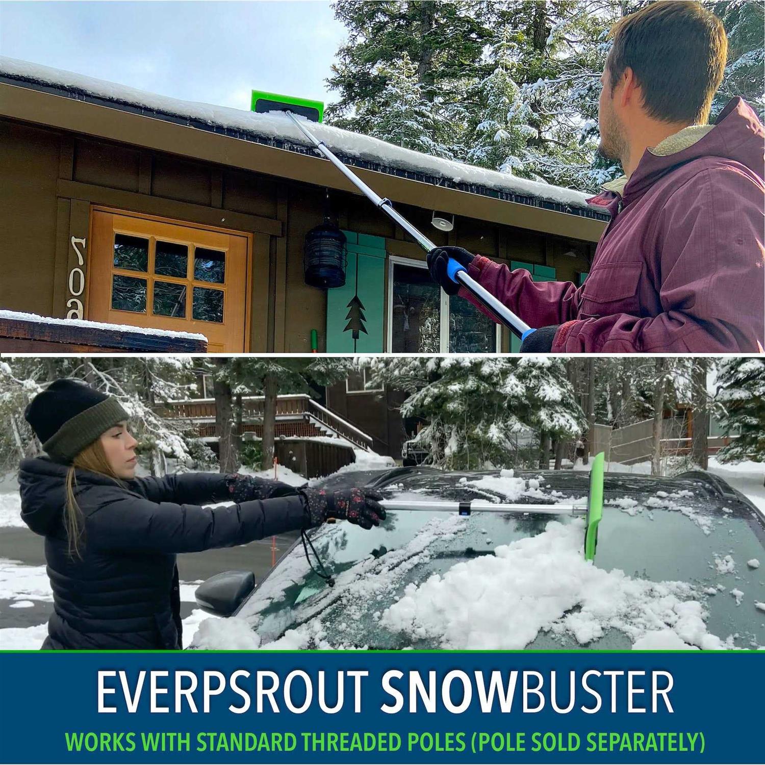 Eversprout Never-Scratch SnowBuster Attachment for Removing Snow from Vehicles - Image 2