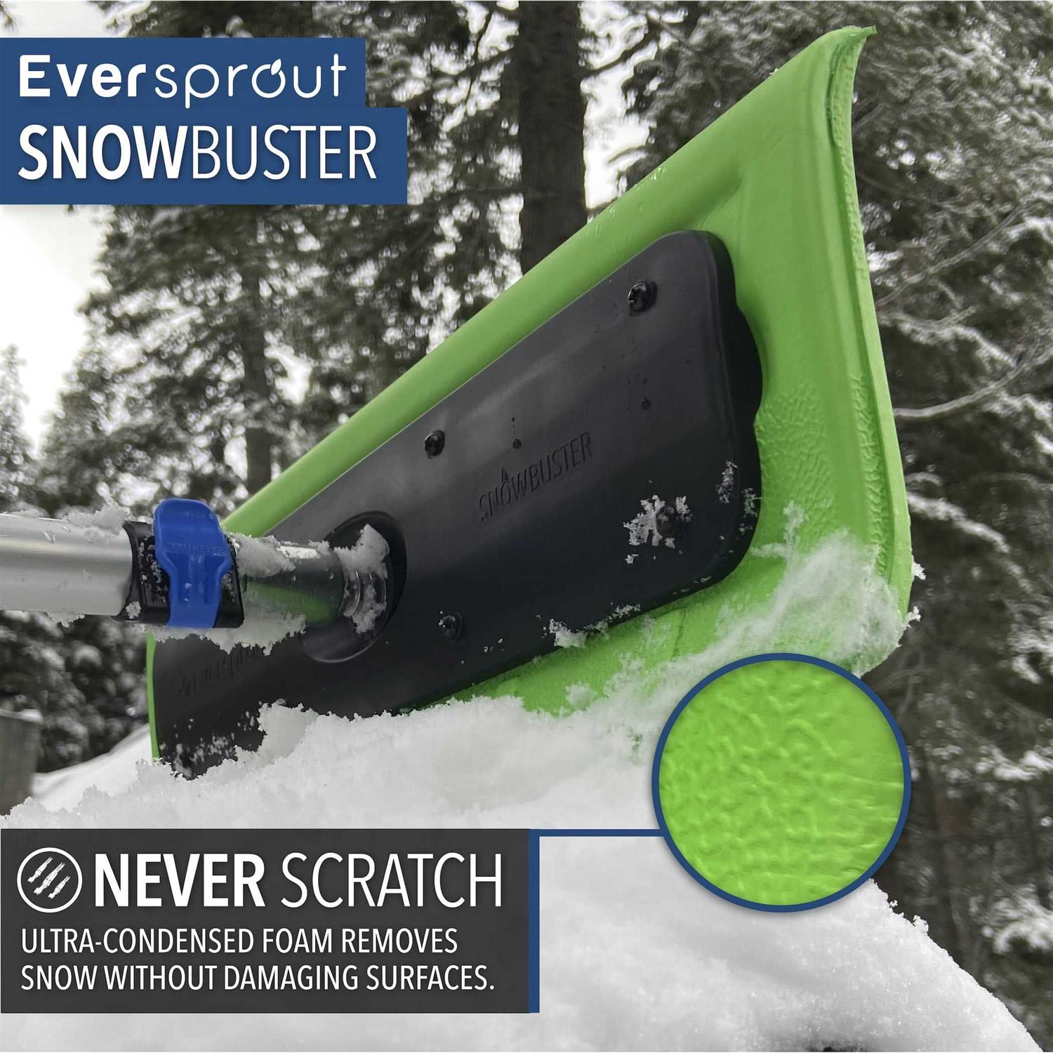 Eversprout Never-Scratch SnowBuster Attachment for Removing Snow from Vehicles - Image 3