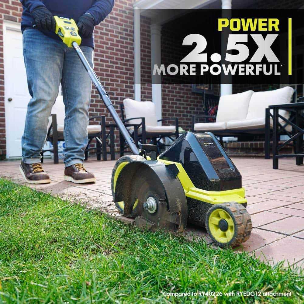 RYOBI 40V HP Brushless 9 in. Cordless Edger - Image 2