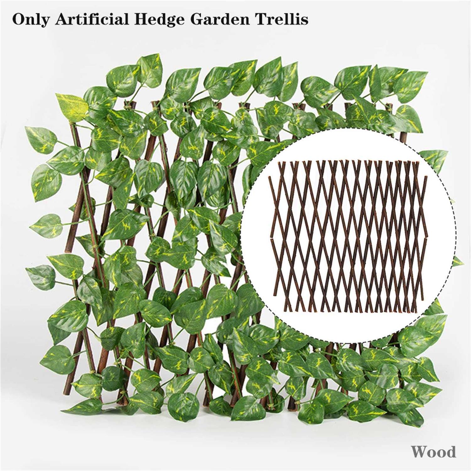 Natural Willow Trellis Expandable Plant Support Plant Climbing Lattice - Image 3