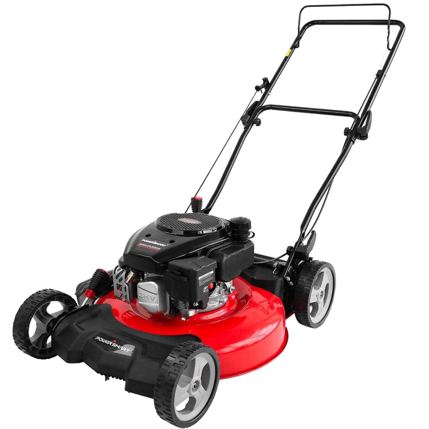PowerSmart 21 in. 2-in-1 170cc Gas Walk Behind Push Lawn Mower - Image 3
