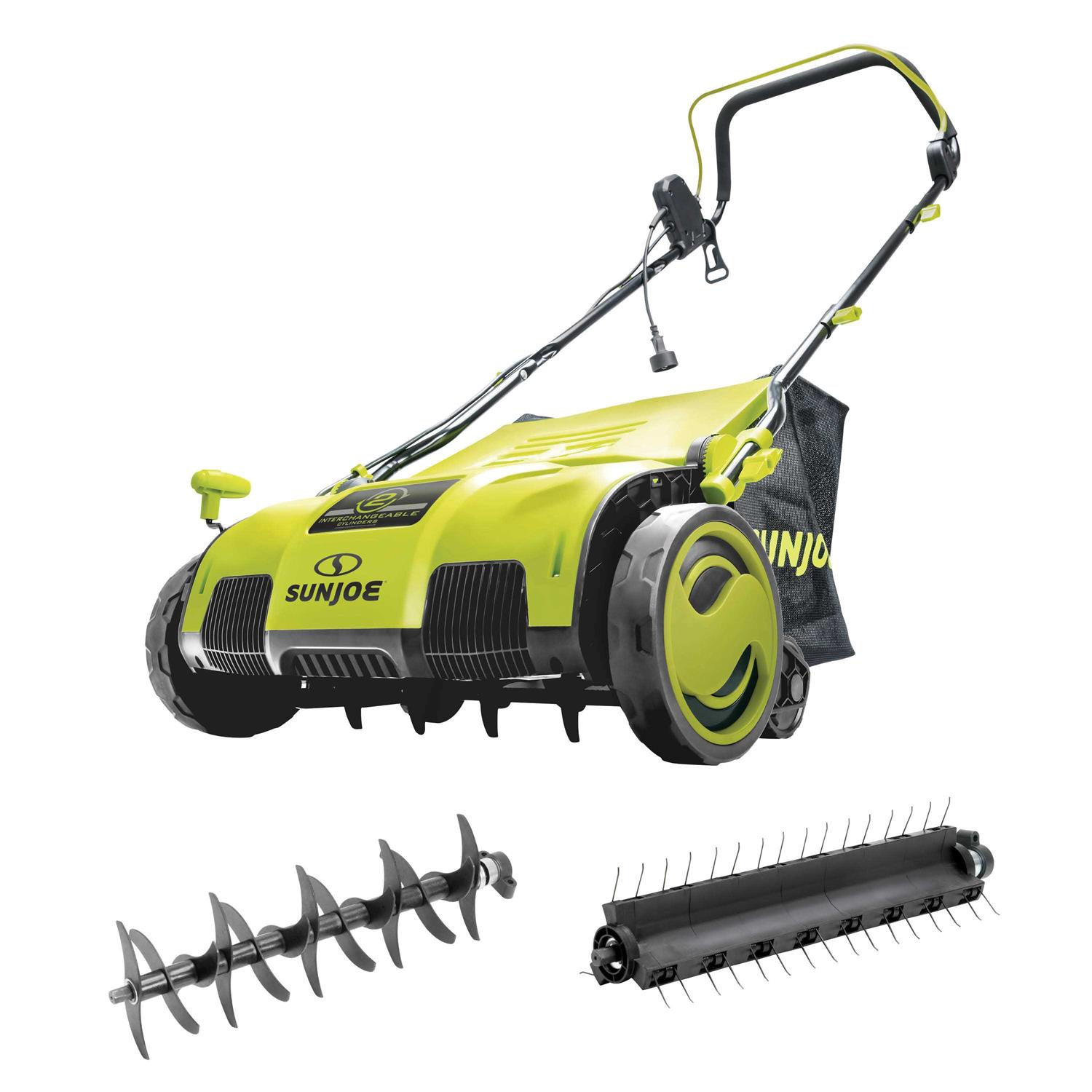 Sun Joe Electric Lawn Dethatcher w/ Collection Bag