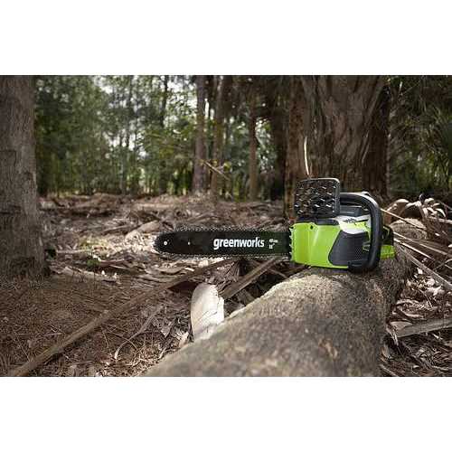 Greenworks 40V 16-inch Cordless Brushless Chainsaw 20322 - Image 5