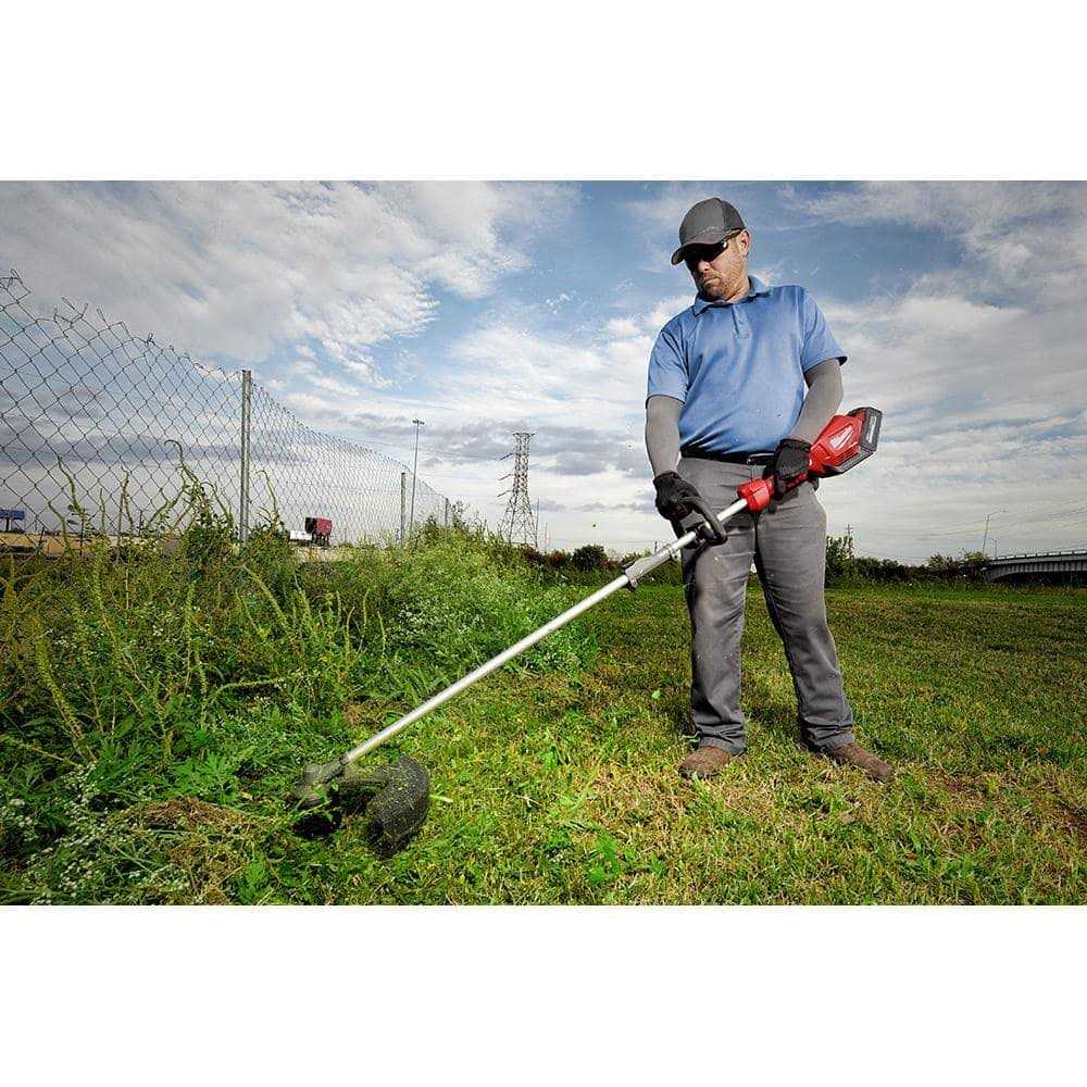 Milwaukee M18 FUEL 18-Volt Lithium-Ion Brushless Cordless QUIK-LOK String Trimmer with 8 in. Edger Attachment - Image 4