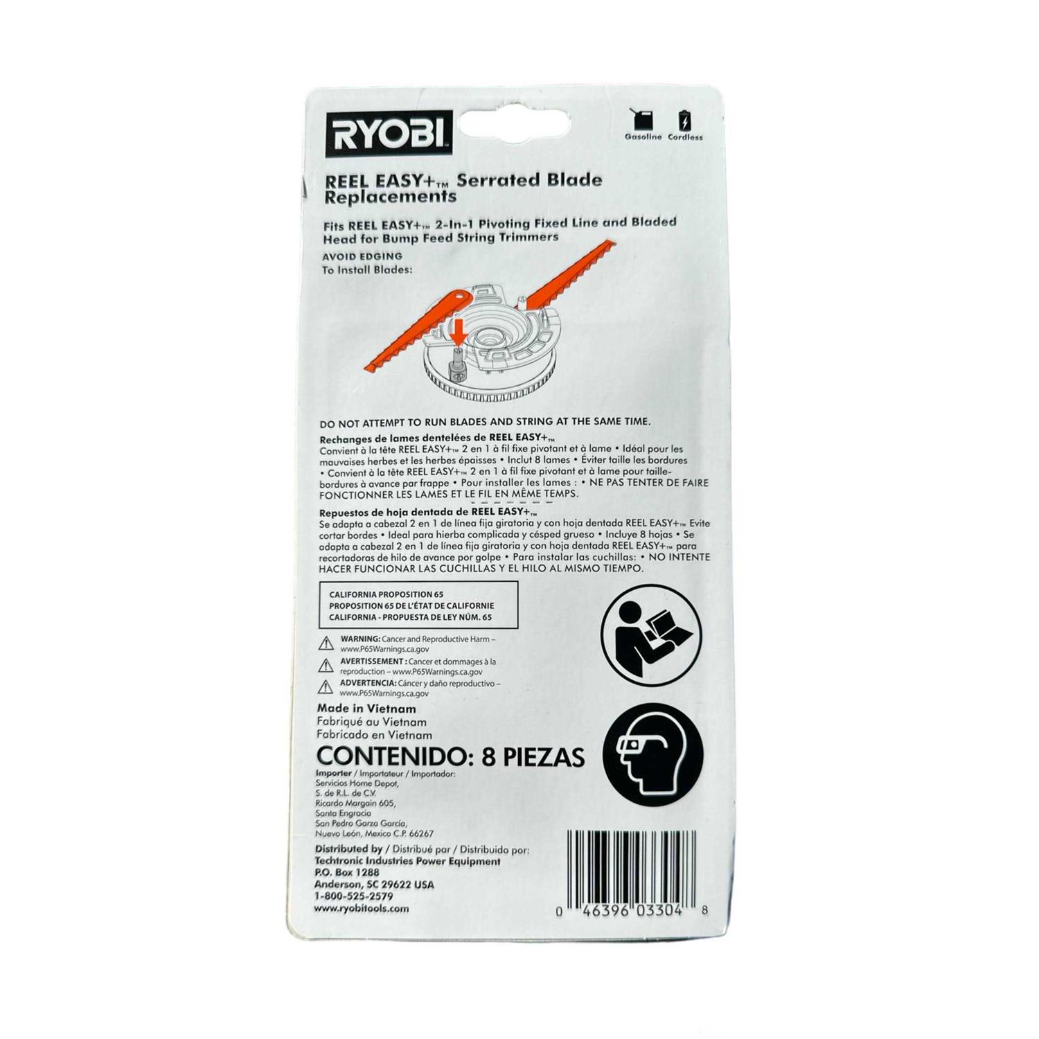 RYOBI REEL EASY + Serrated Blade Replacements - Image 5