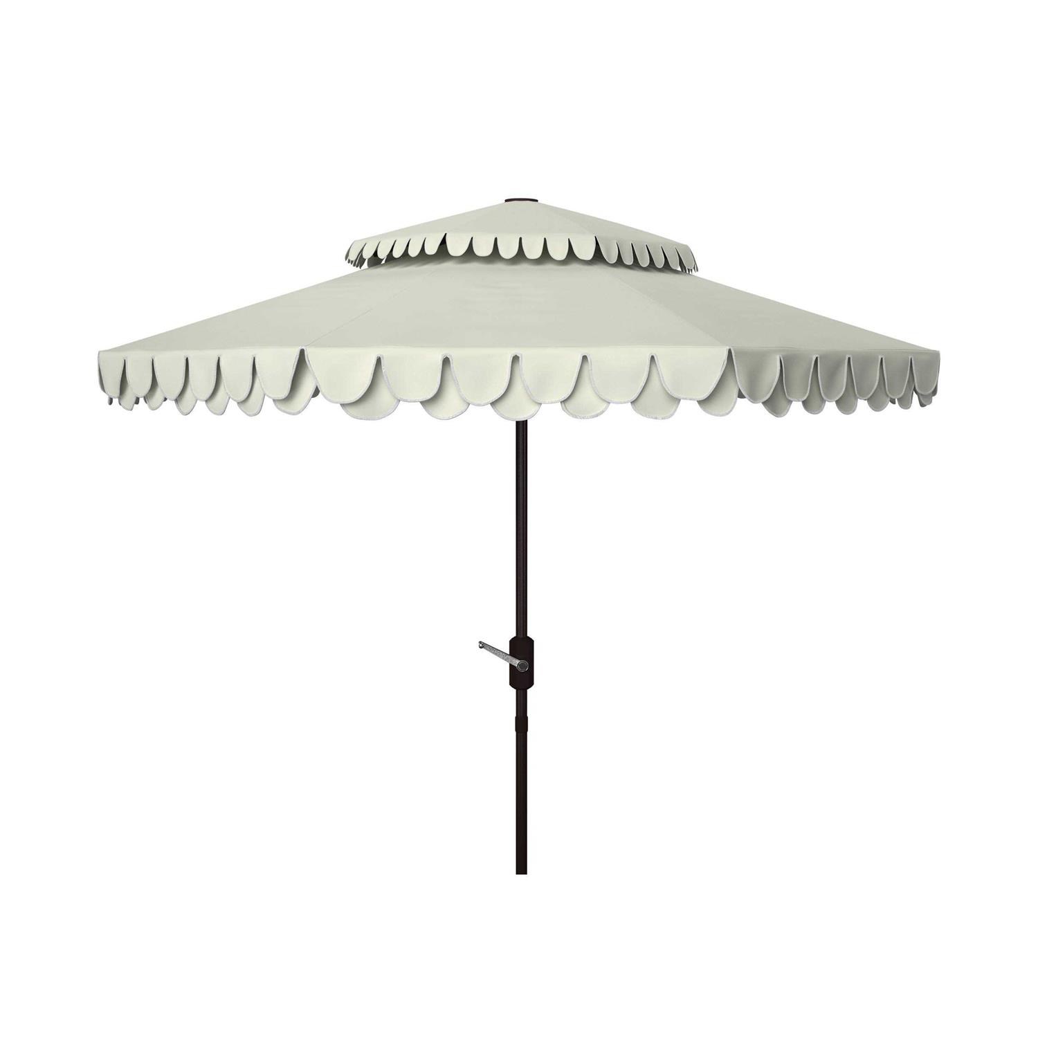 Safavieh Elegant Valance Double Top Umbrella