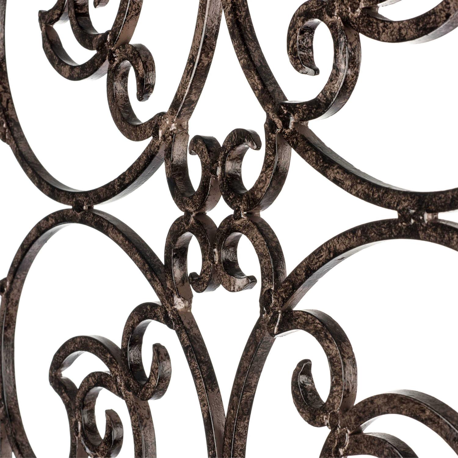 H Potter Garden Trellis Wrought Iron Heavy Scroll Metal Decoration - Image 5