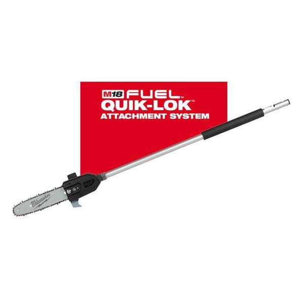Milwaukee M18 FUEL 18-Volt Brushless Cordless Electric String Trimmer/Blower Combo Kit w/Pole Saw & Two 10 in. Saw Chains - Image 2