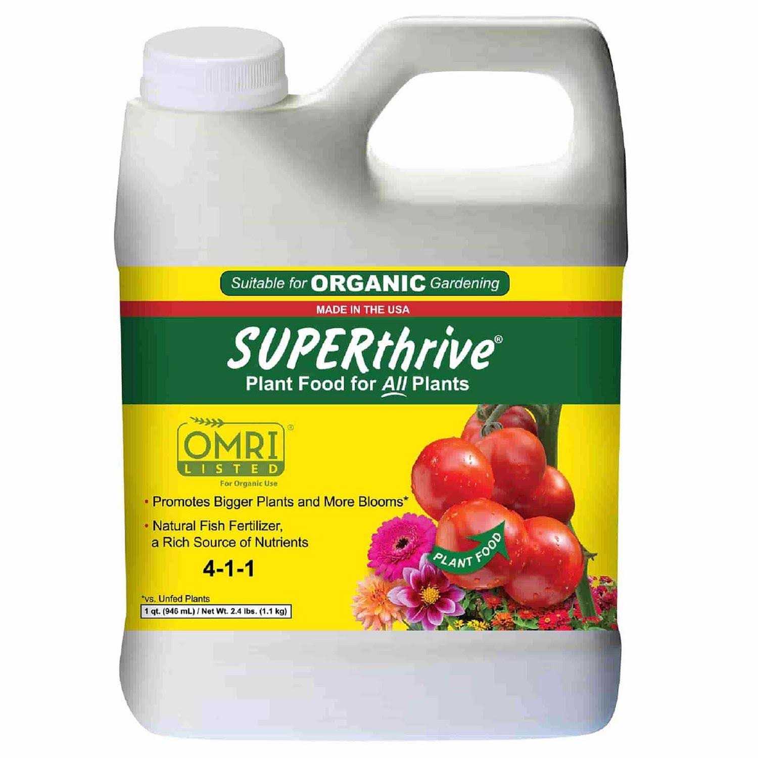 SUPERthrive Organic Liquid Plant Food 1 qt