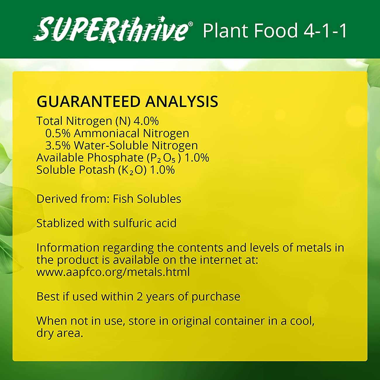 SUPERthrive Organic Liquid Plant Food 1 qt - Image 2