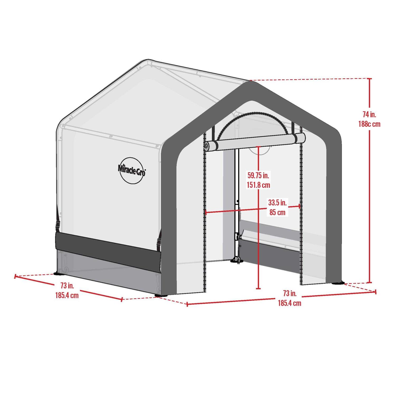 Miracle-Gro Greenhouse 6 x 6 - Image 2
