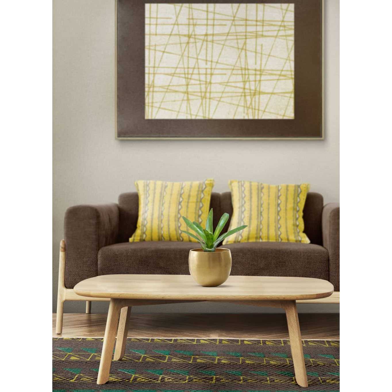 Serene Spaces Living Antiqued Hammered Brass Planter –Vintage Texture and Classic Design – Solid Brass - Image 3