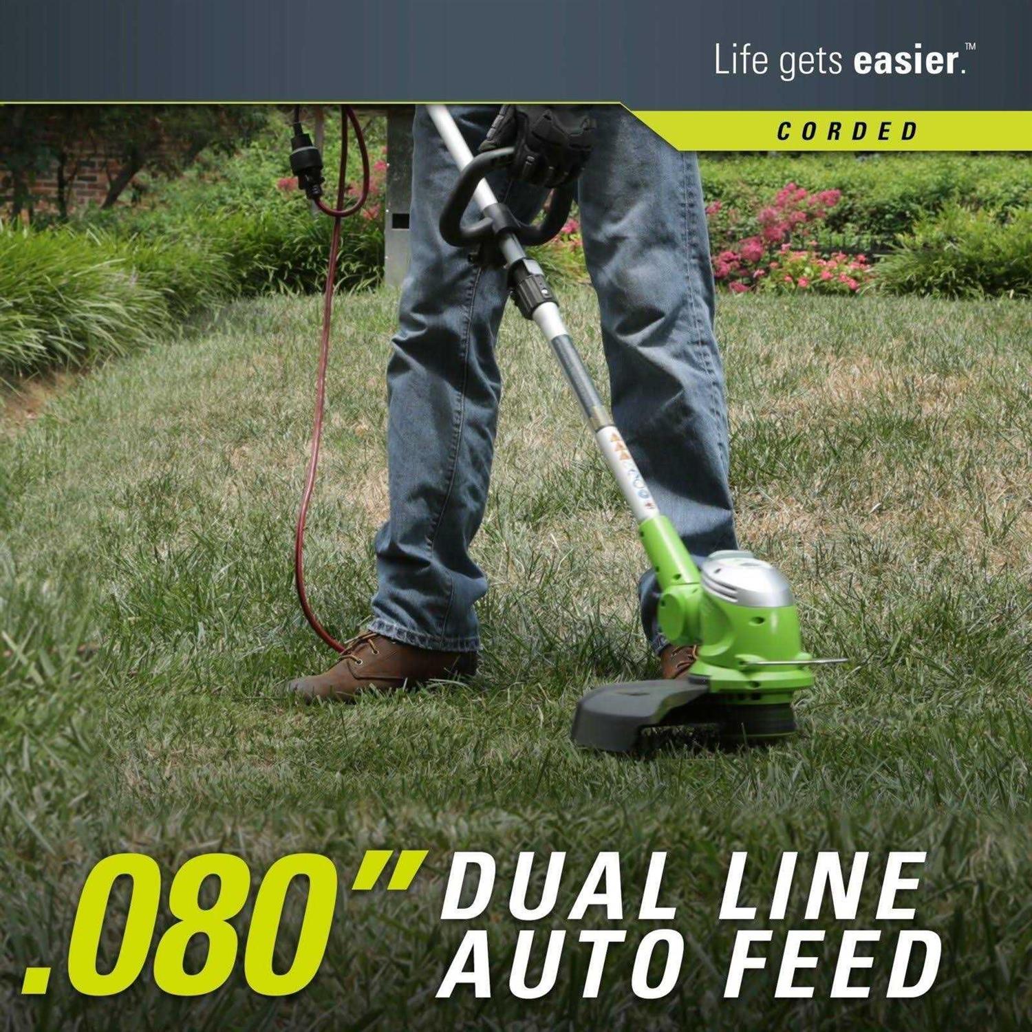 Greenworks 21272 5.5 Amp 15-Inch Corded String Trimmer - Image 3