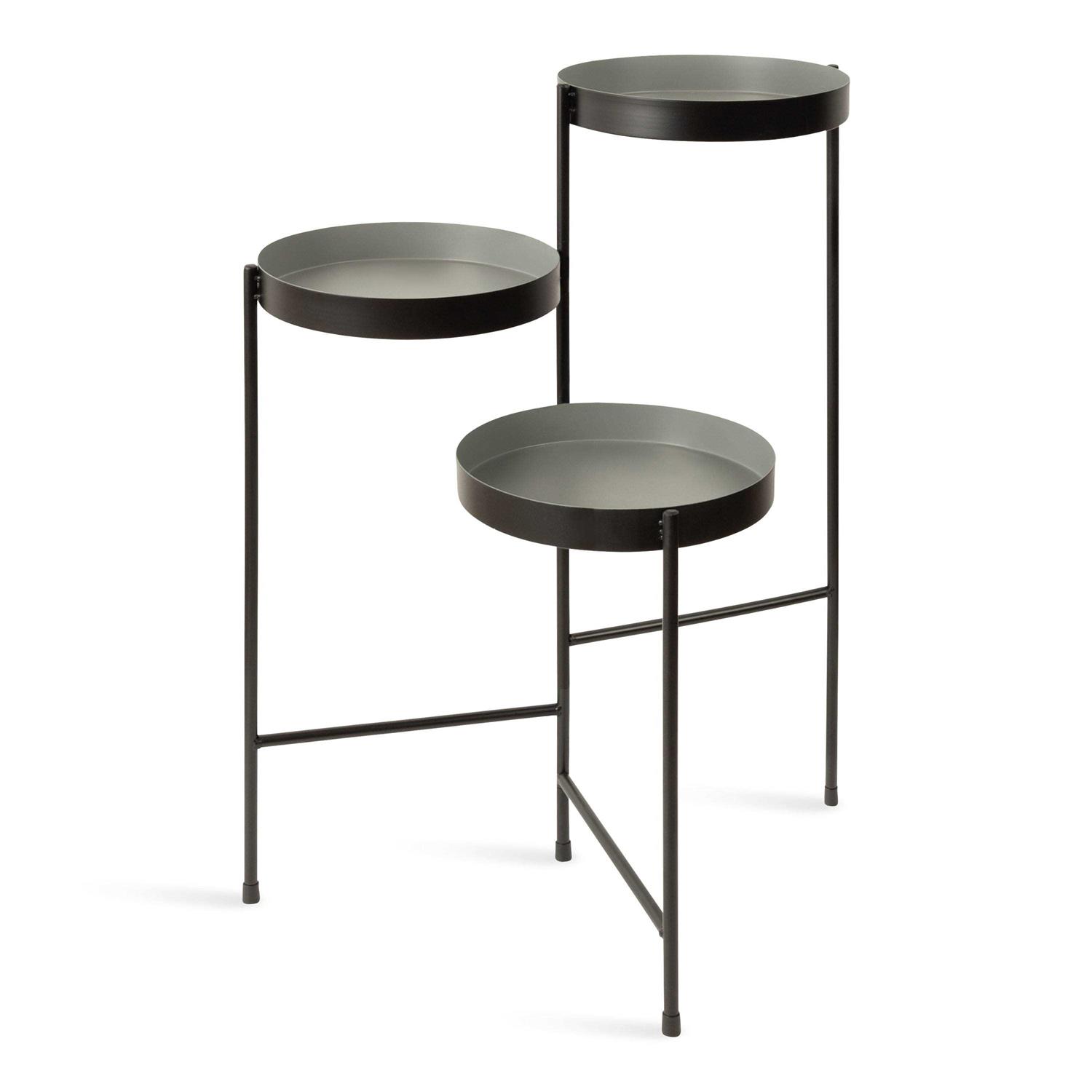 Kate and Laurel Finn Metal Tri-Level Plant Stand - Image 3