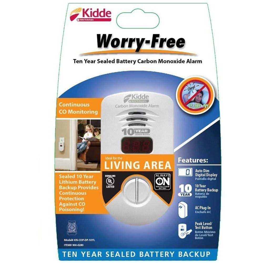 Kidde P3010h 10 Year Worry Free Plug-In Co Alarm for Living Area - Image 4